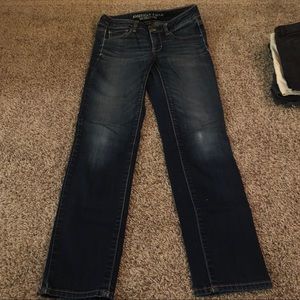 AE skinny boot jean. Free beauty gift w purchase!